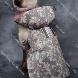 SASH09.  Pink Blossom All Seasons Cat Harness